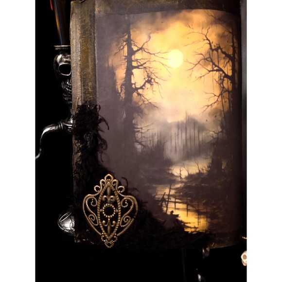 To TRAVEL To The UNDERWORLD Spells SpellBook Spooky Witch Gothic Decor - Picture 2 of 5